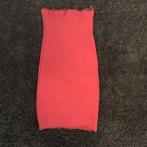 Little red tube dress